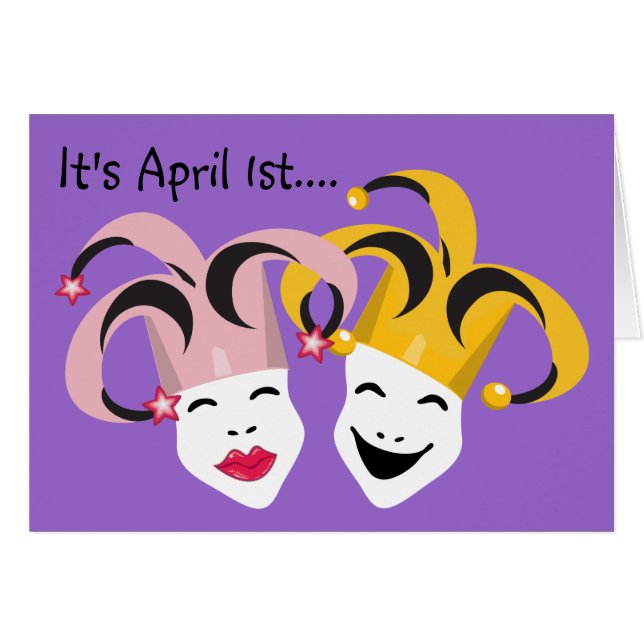 April Fool's Day Card (Front Horizontal)