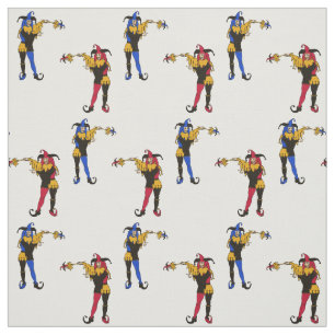 April Fool's Day Court Jesters Fabric