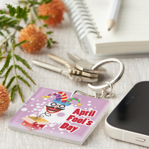 April Fools Day Key Ring