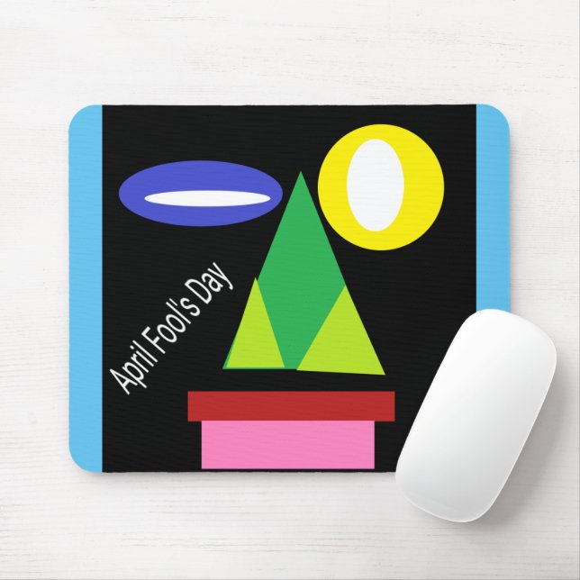 April Fool's Day Mouse Mat (With Mouse)