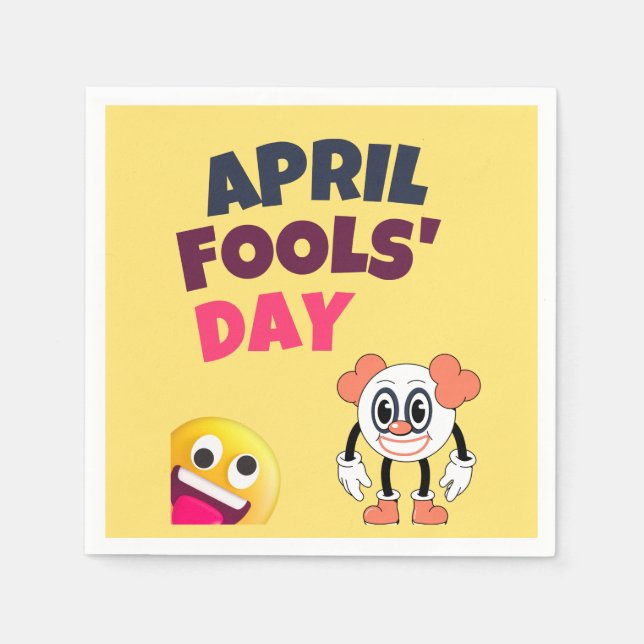April Fool's Day  Napkin (Front)