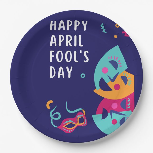  April Fool's day  Paper Plate (Front)