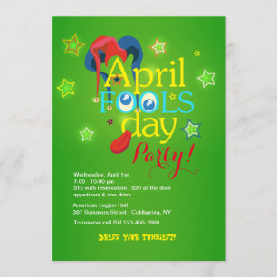 April Fool's Day Party Invitation