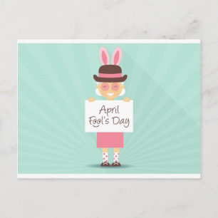 april fools day postcard