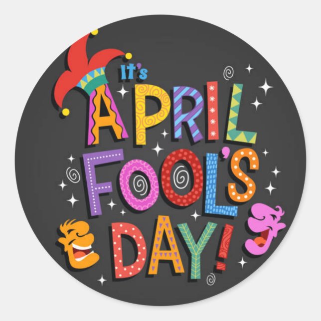 April Fools Day Sticker (Front)