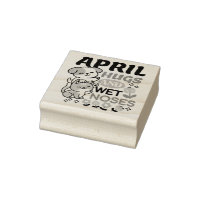 April Hugs and Wet Noses – Cute Dog and Cat Art