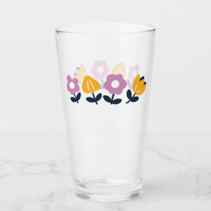 April Hugs and Wet Noses – Floral Part Glass
