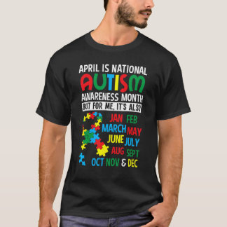 April is National Autism Awareness Month T Shirt G