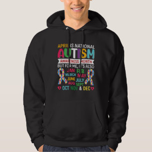 April Is National Autism Awareness Month  World Au Hoodie