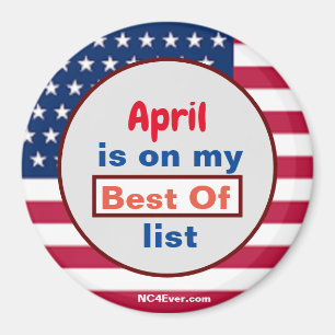 April is on my Best Of list Magnet