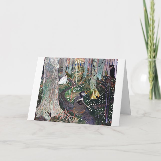 April, Maurice Denis Card (Front)