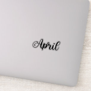 April Name - Handwritten Calligraphy