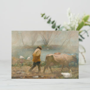 April Rain by Newell Convers Wyeth Invitation