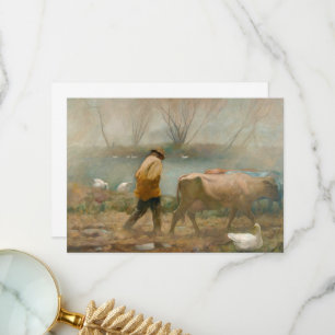 April Rain by Newell Convers Wyeth Thank You Card