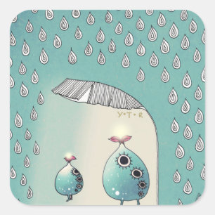 April Shower 2012 Square Sticker