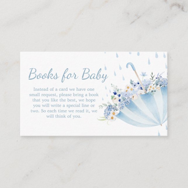 April Shower Bring May Flowers Books for Baby Enclosure Card (Front)