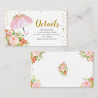 April Showers Bring May Flower Baby Shower Details