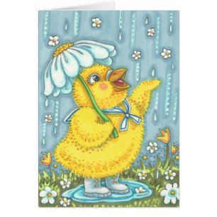 APRIL SHOWERS BRING MAY FLOWERS SPRING CARD verse