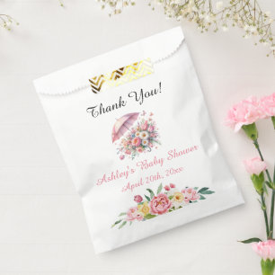 April Showers Brings May Flowers Baby Shower Favour Bags
