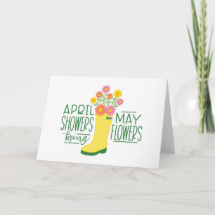 April Showers Card