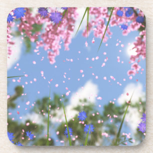 April Showers Cork Coasters