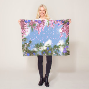 April Showers Fleece Blanket