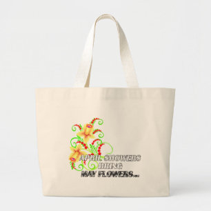 April Showers - Large Tote Bag
