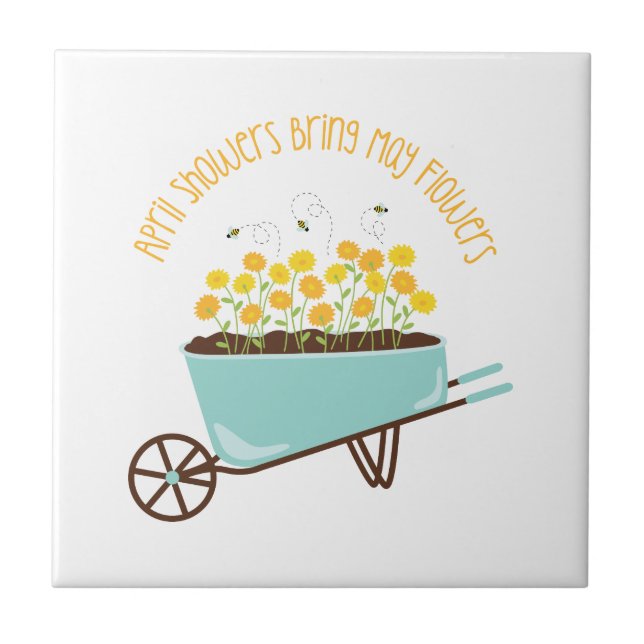 April Showers Tile (Front)