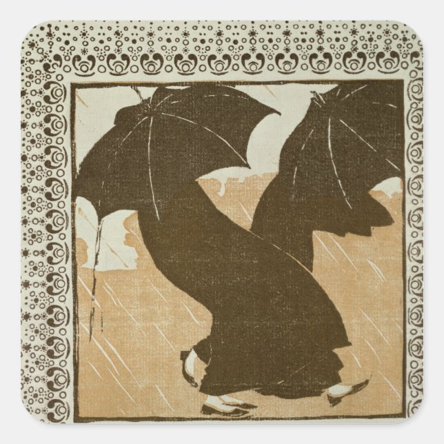 April Square Sticker (Front)