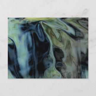 "April Woods I" Digitally Altered Abstract Photo Postcard