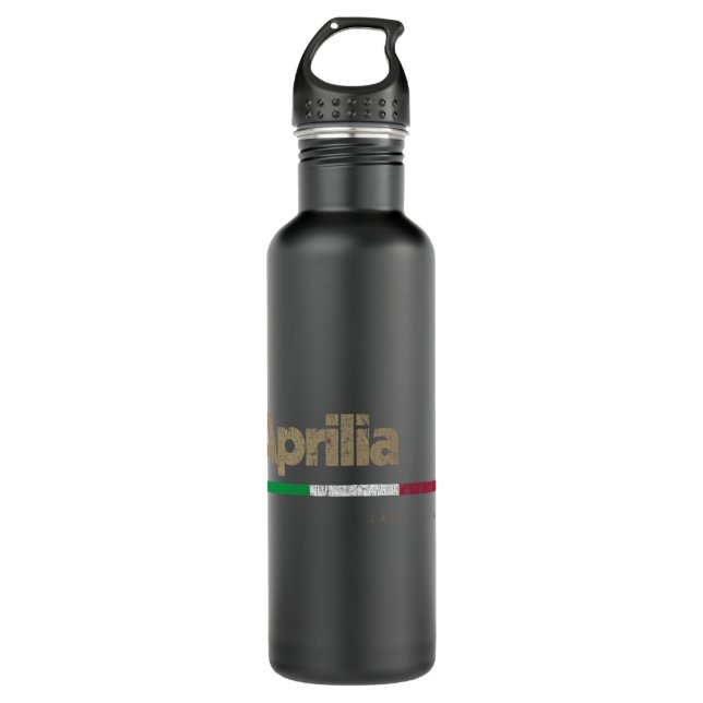 Aprilia Italian City Retro Flag Italy Pullover Hoo 710 Ml Water Bottle (Front)