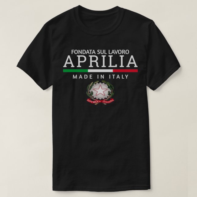 Aprilia Italy T-Shirt (Design Front)