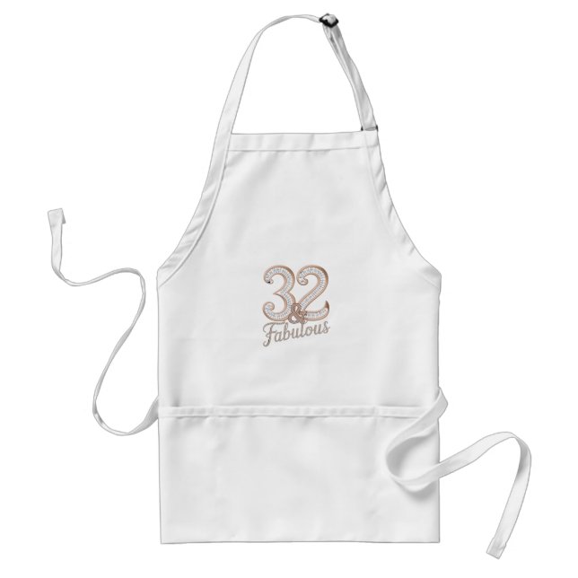 Apron - 32 & Fabulous (Front)