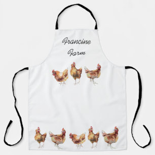 Apron - 3 Chickens French Kitchen