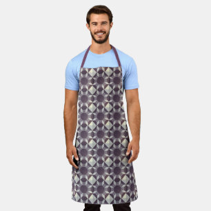 Apron (ao) - Quilt Pattern in Purple and White