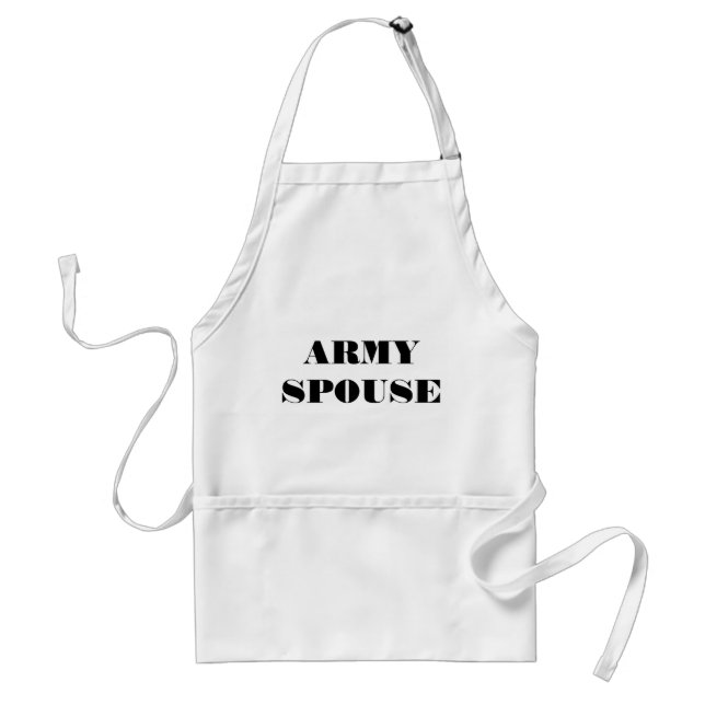 Apron Army Spouse (Front)