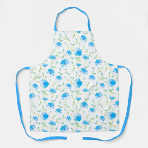 Apron-Blue Flowers Apron