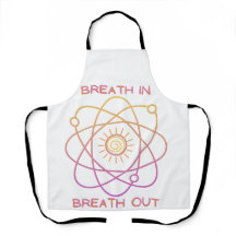 Apron, 'Breath In-Breath Out' design