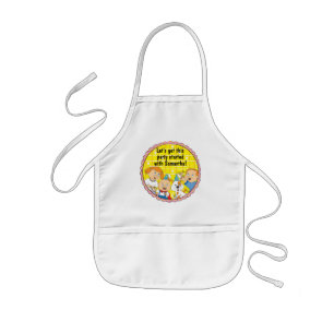 Apron Children Zeevie and Friends for Hanukkah Y