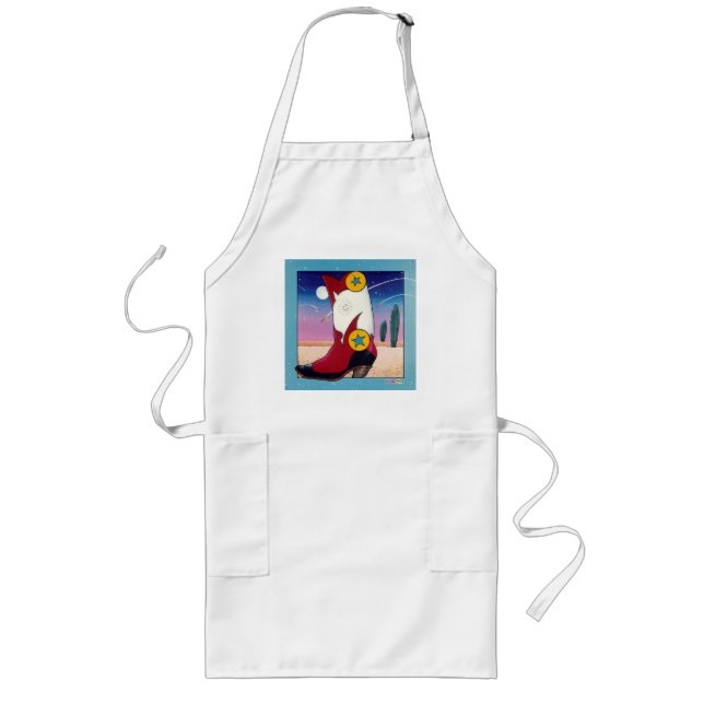 Apron - Cowboy Boot, All Dressed Up (Front)