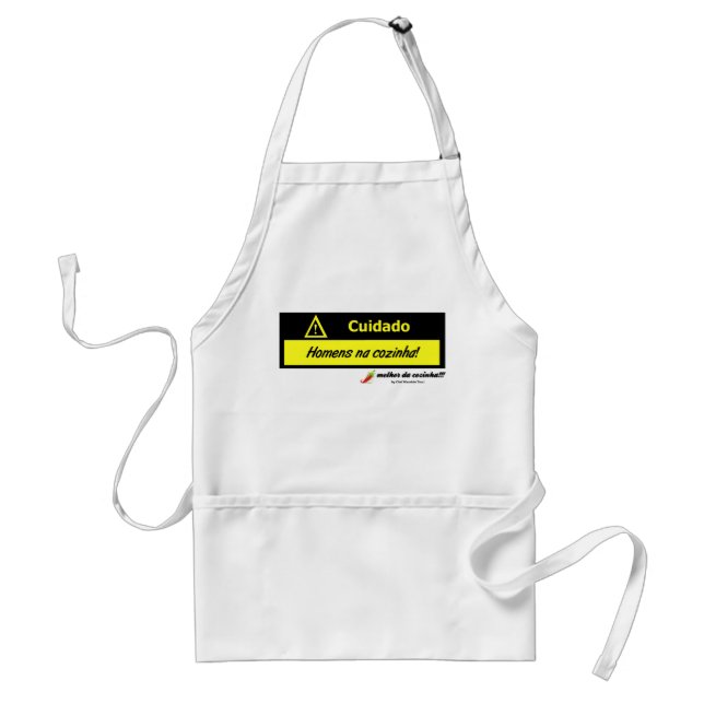 Apron: Cuidado_homens_na_cozinha Standard Apron (Front)