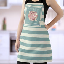 Apron customisable city name chef cooking
