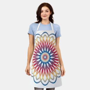 Apron flower mandala design