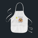 Apron for Kids Personalise<br><div class="desc">Apron for Kids. Great personalised gift for Hanukkah,  birthday,  and everyday! Choose your favourite font style,  size,  colour and wording. "Shmutz" means "a little mess" in yiddish. (Yep! Kids do that!:)</div>