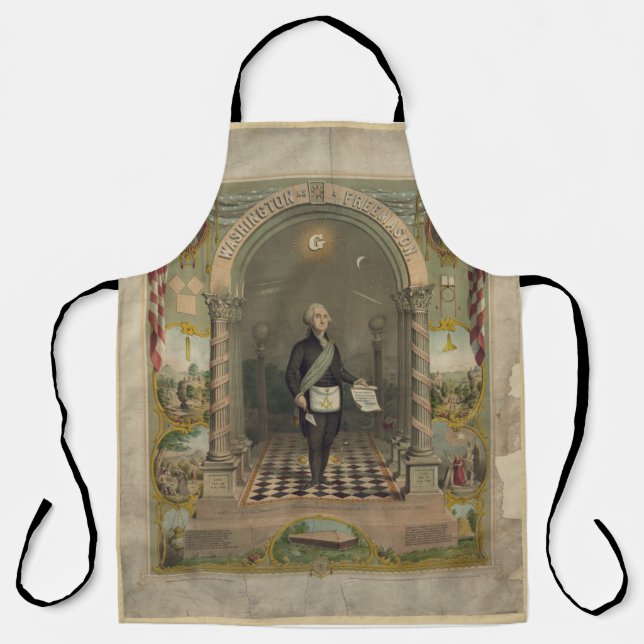 Apron - George Washington as a Freemason (Front)