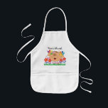 Apron Gift for Kids Personalise<br><div class="desc">Apron for Kids. Great gift for the holidays! "Shmutz" means "a little mess" in Yiddish! (Yep! Kids do that!) Personalise using your favourite font style, size, colour and wording. Size: Kids Painting, drawing, crafts – all great activities, but hard on clothes. This kid-length apron will keep clothes neat and clean....</div>