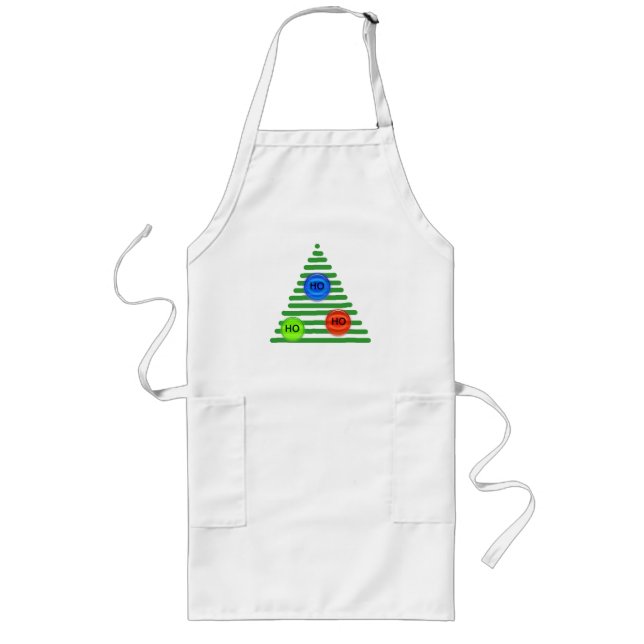 Apron - Ho, Ho, Ho tree (Front)