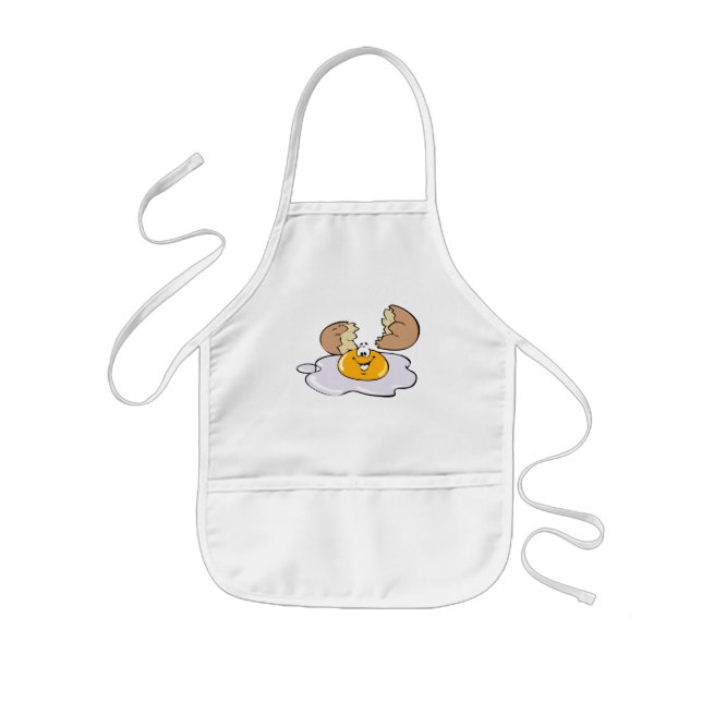 Apron I go girl children egg fried cook kitchen (Front)