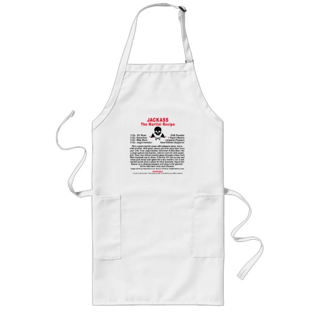 Apron - JACKASS, The Cocktail Apron (Front)