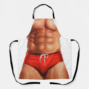 Apron Kitchen Funny Creative Cooking Grilling Baki